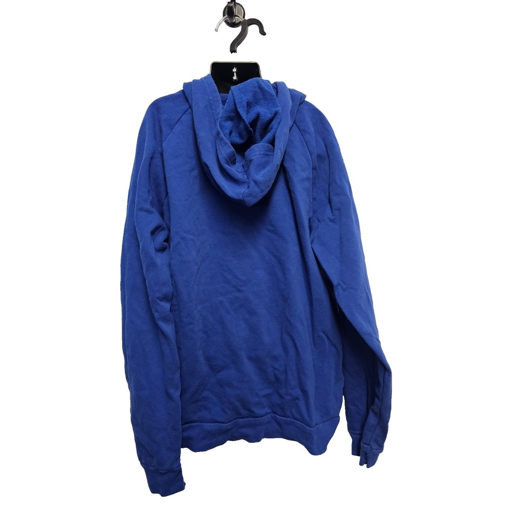 Under Armour Youth XL blue with white logo hooded sweatshirt front pocket - Picture 5 of 8